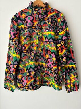 FILA x Rowing Blazers Men’s M Braxx Polar Fleece Pullover Magic Line Retro Ski